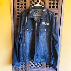 Elwood by Melissa Etheridge NWOT jean jacket SZ Large
